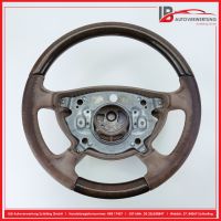 Lenkrad Lederlenkrad Holzlenkrad<br>MERCEDES BENZ E-KLASSE S211 E500 T