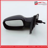Au�enspiegel links Hebeleinstellung Mattschwarz<br>RENAULT CLIO III 