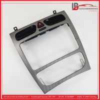 Schalter Warnblinker Mittelkonsole Rahmen<br>MERCEDES BENZ C-KLASSE W203